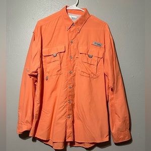 Long sleeved Columbia PFG - Color: Light Orange